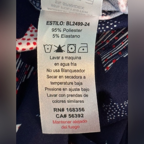 STARS Pajama Lounge Pants * size XXL 2X 2XL * Blue Red White * - Picture 9 of 9